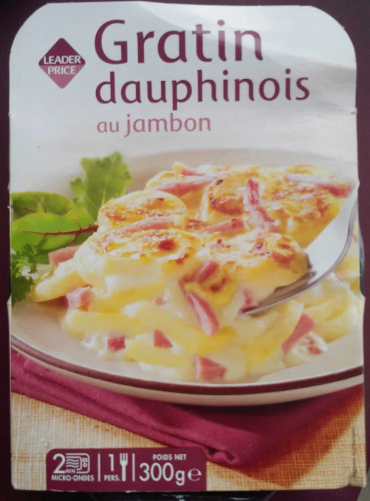 Gratin dauphinois au Jambon