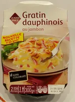 Gratin dauphinois au jambon