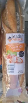 Sandwich Poulet Rôti Crudités 205Gr