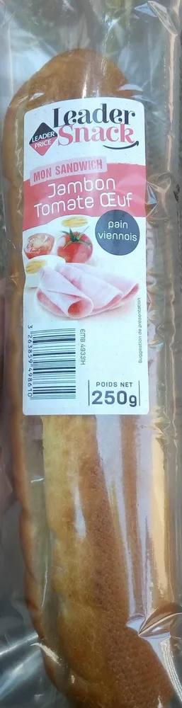 Mon Sandwich Jambon Tomate Oeuf