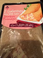 Galette au Blé Noir Jambon Emmental Mozarella