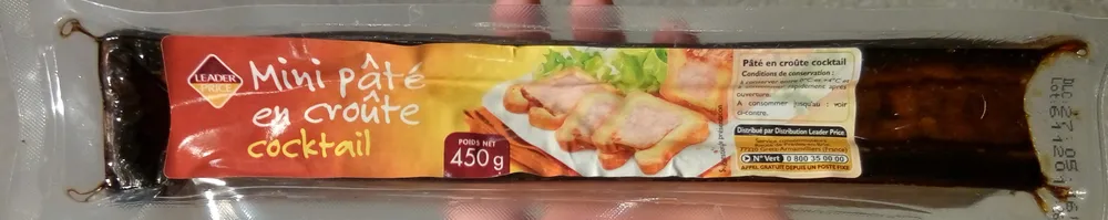 Mini pâté en croûte cocktail