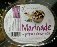 Marinade de poulpes et d'encornets aux olives vertes