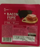 Bacon fumé au bois de hêtre
