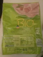 Jambon cuit supérieur avec couenne Bio