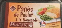 Panes de poulet a la normande