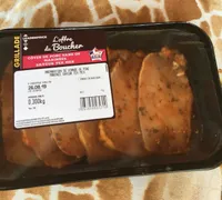 Côtesde porc sans os marinées saveur tex mex