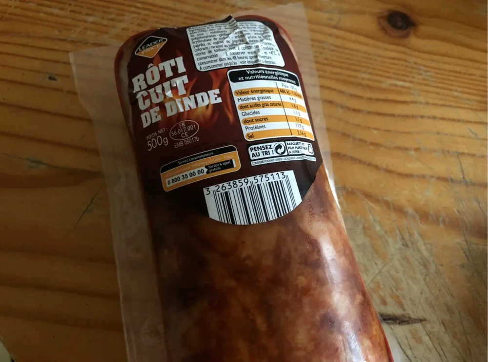 Roti cuit de dinde