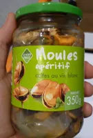 Moules Apéritif Cuites au Vin Blanc
