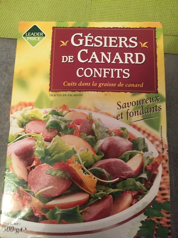 Gésiers de Canard Confits