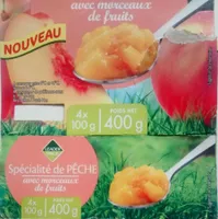 Spécialité de pêche avec morceaux de fruits