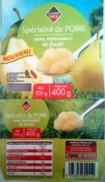 Spécialité de poire avec morceaux de fruits