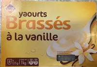 Yaourts Brassés vanille