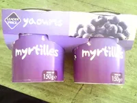 Yaourts myrtilles