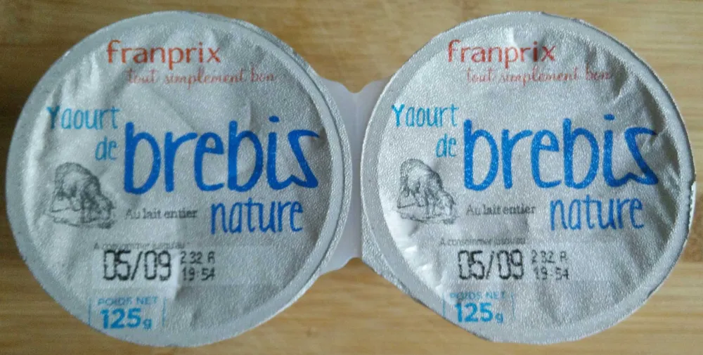 Yaourt de Brebis nature