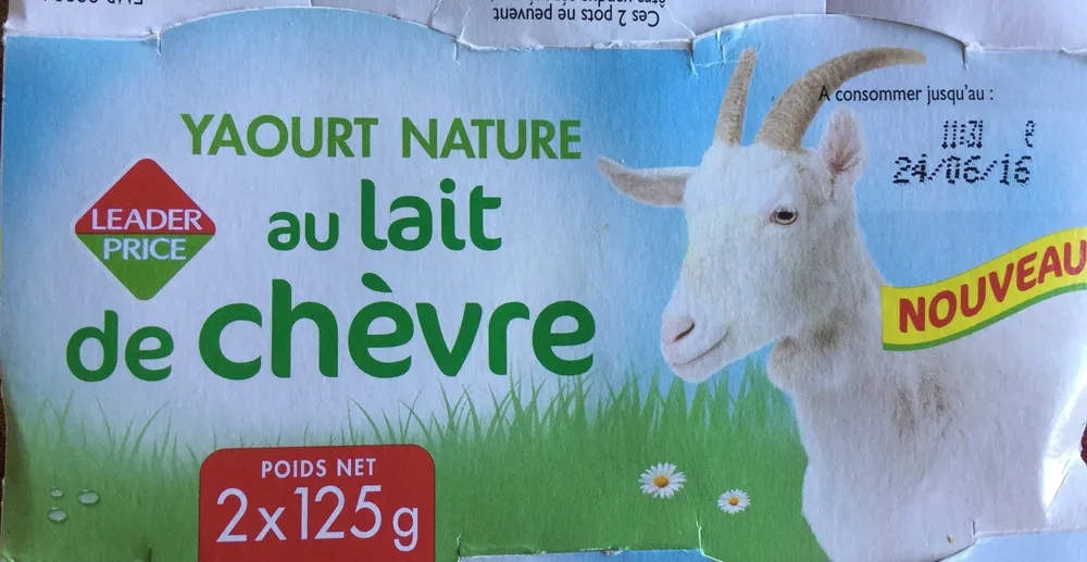 Yaourt nature au lait de chèvre