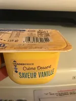 Creme dessert saveur vanille