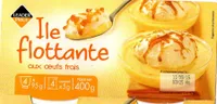 Ile flottante aux oeufs frais