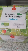 Le yaourt Bio au lait entier nature