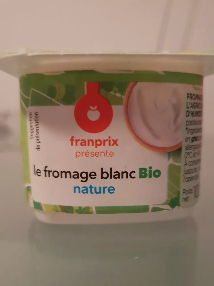 FROMAGE BLANC BIO NATURE FRANPRIX