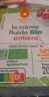 Creme fluide bio entiere