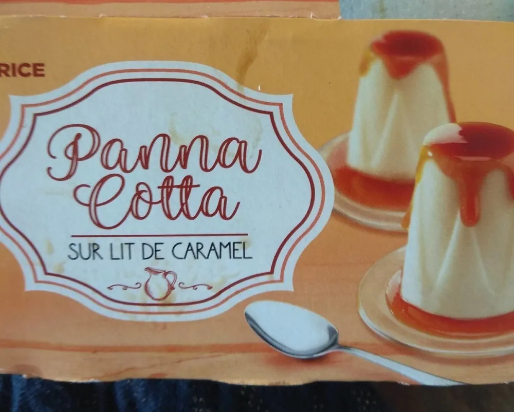 Panna cotta sur lit caramel