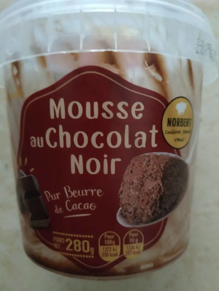 Mousse au chocolat noir