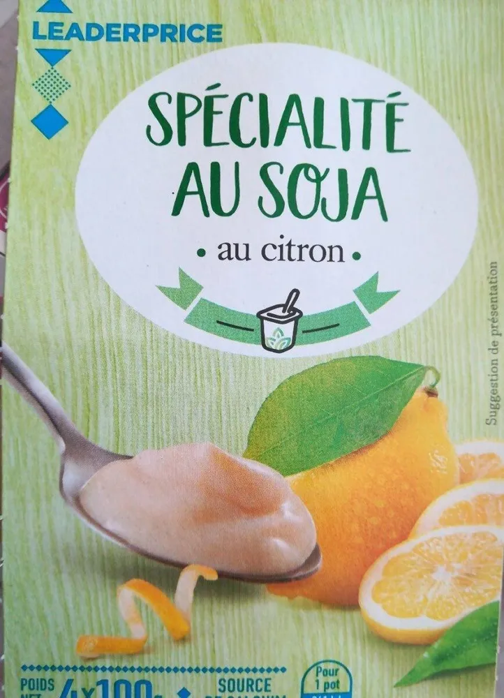 Spécialité au soja au citron