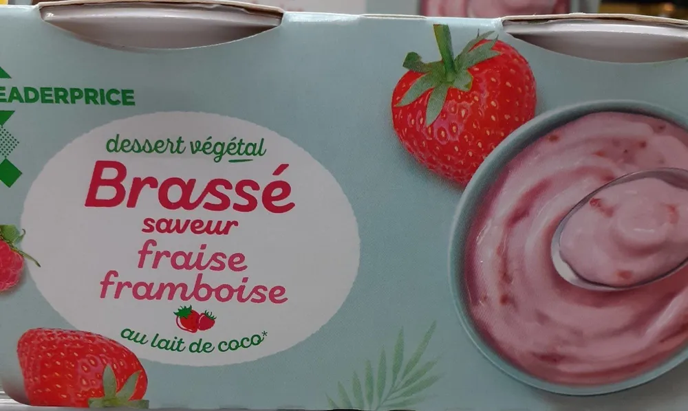 Brassé végétal fraise framboise