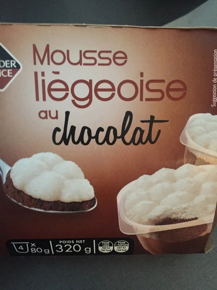Mousse Liégeoise au Chocolat