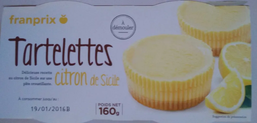 Tartelettes au citron de Sicile