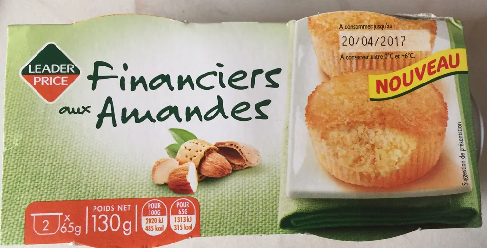 Financier aux Amandes
