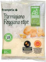 parmigiano reggiano AOP bio râpé