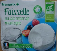 Faisselle au lait entier de montagne