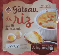 Gâteau De Riz Sur Lit De Caramel