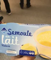 Semoule au lait, nature