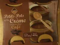 Petits pots à la crème cuits au four café