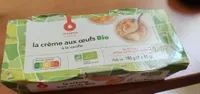 La crème aux oeufs bio à la vanille