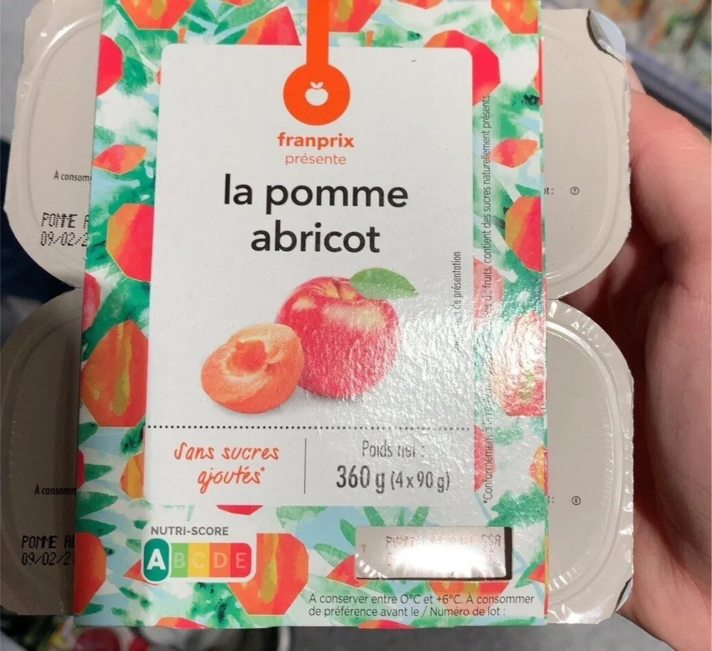 Compote pomme abricot