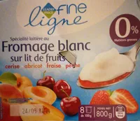 Fromage blanc sur lit de fruits, Fine Ligne