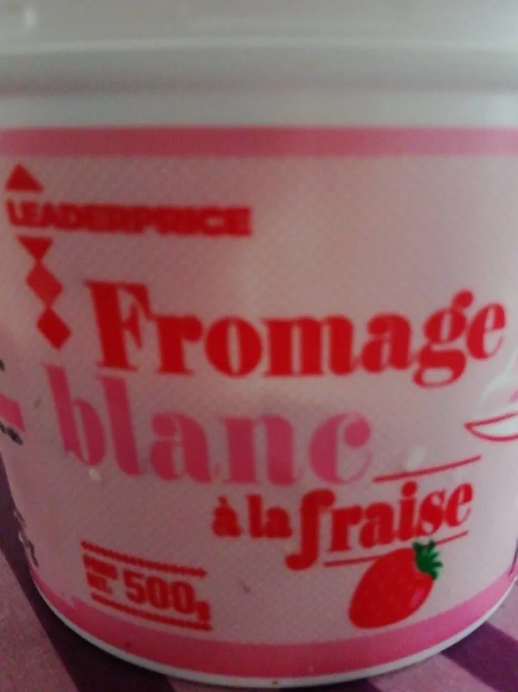 Fromage blanc à la fraise
