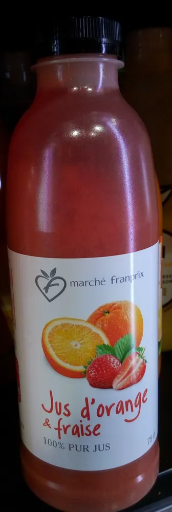 Jus d'Orange & Fraise