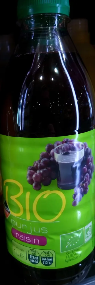 Pur jus de raisin bio