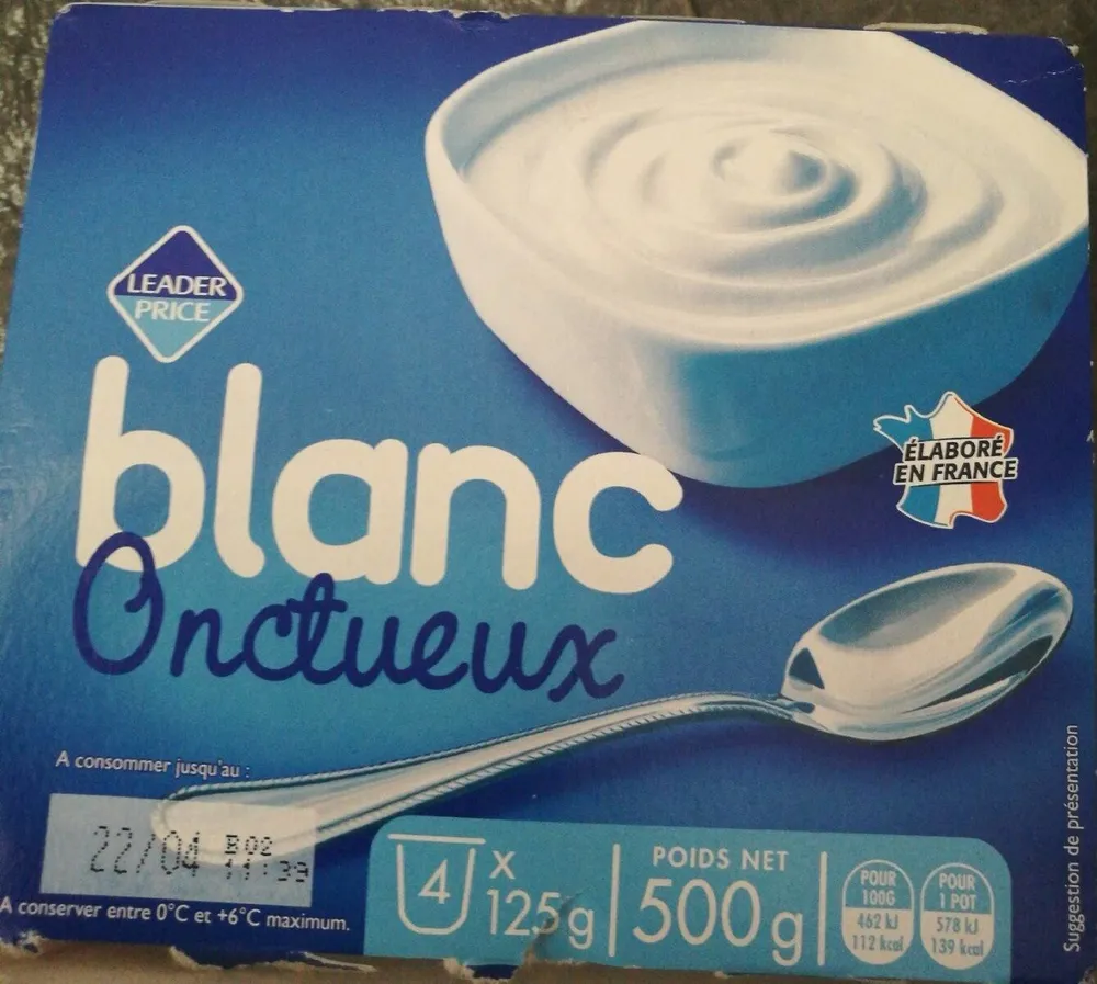 Blanc onctueux