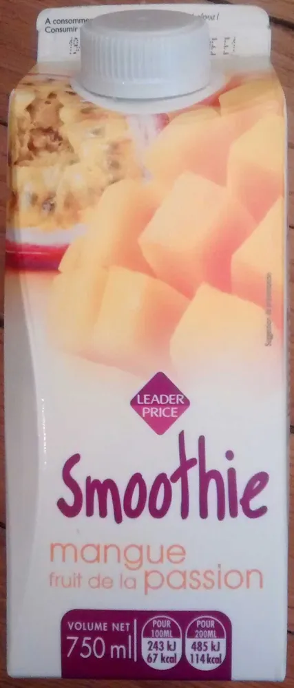 Smoothie Mangue Fruit de la Passion