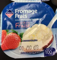 Fromage Frais Sous Mousse Laitiere A la Fraise