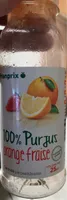 100% pur jus orange fraise
