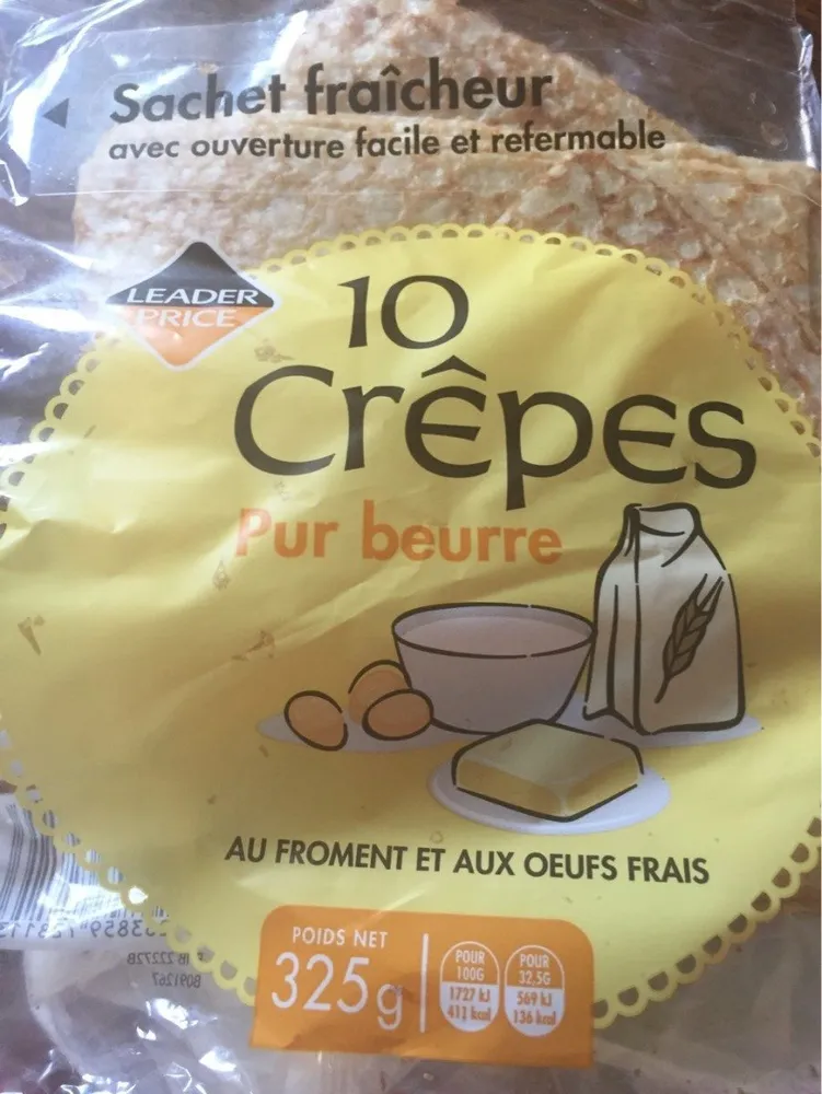 10 Crêpes Pur beurre
