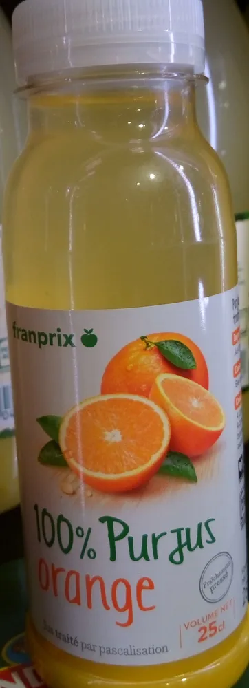100 % pur jus orange