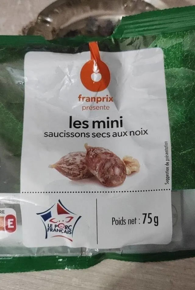 Les mini saucissons secs aux noix